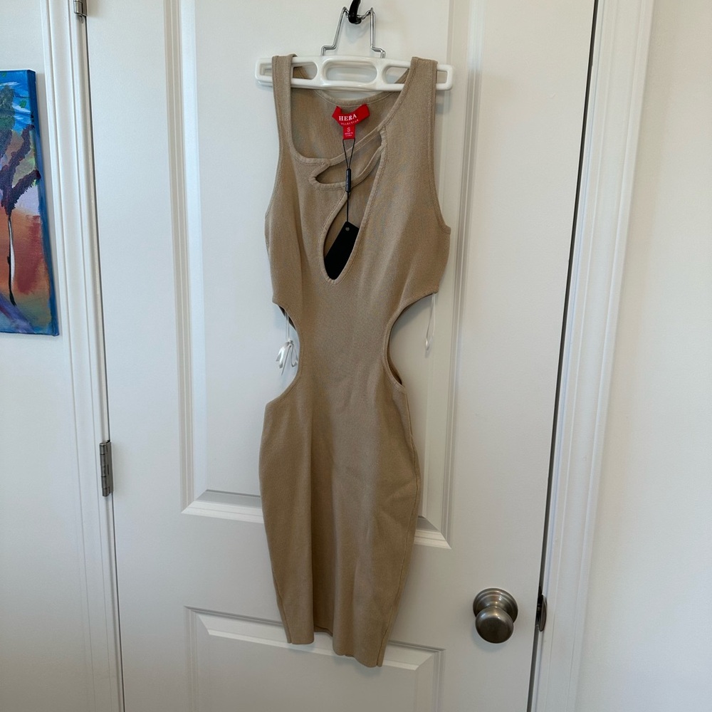 Hera collection. Asymmetrical cutout dress.